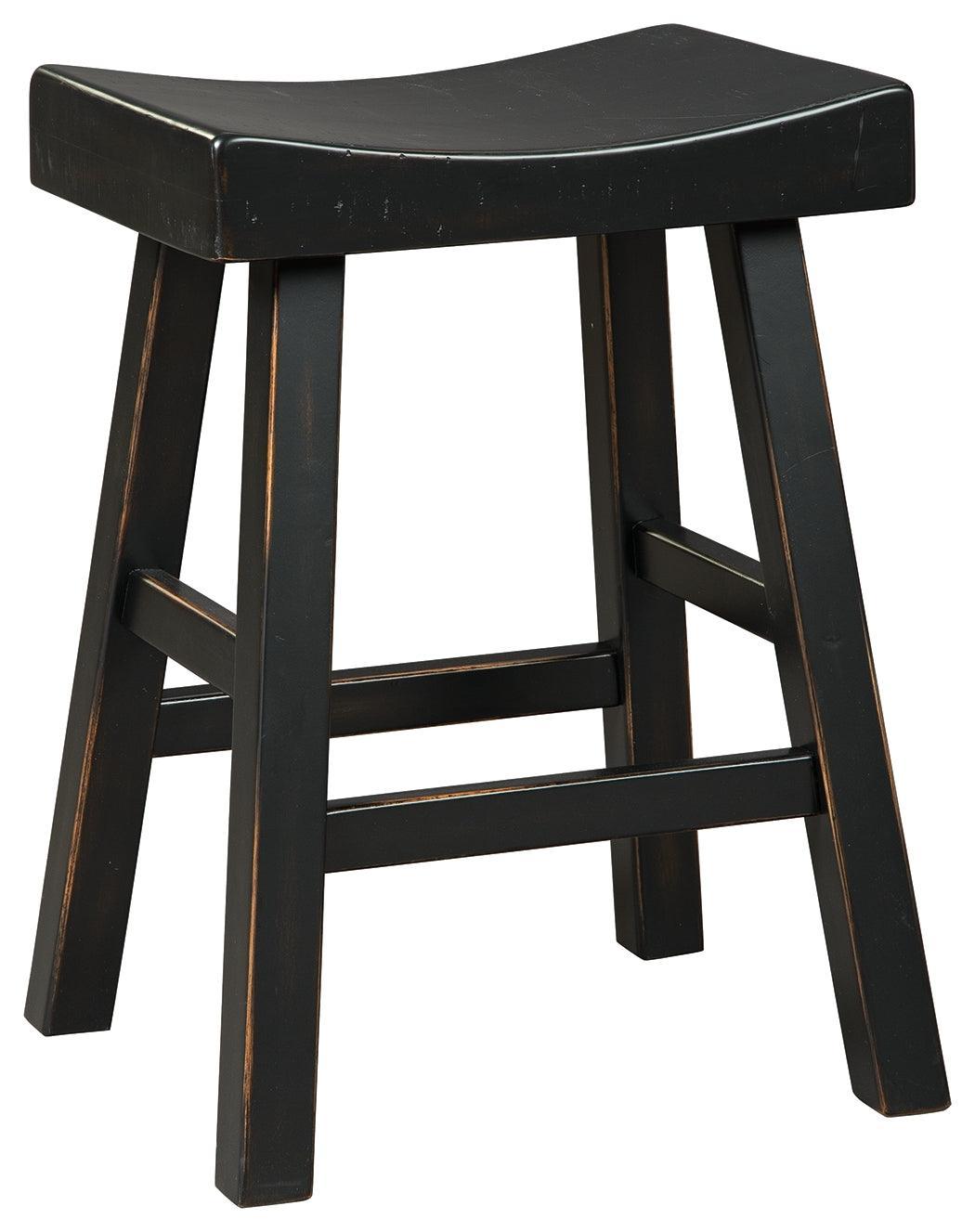 Glosco Black Counter Height Bar Stool - Ella Furniture