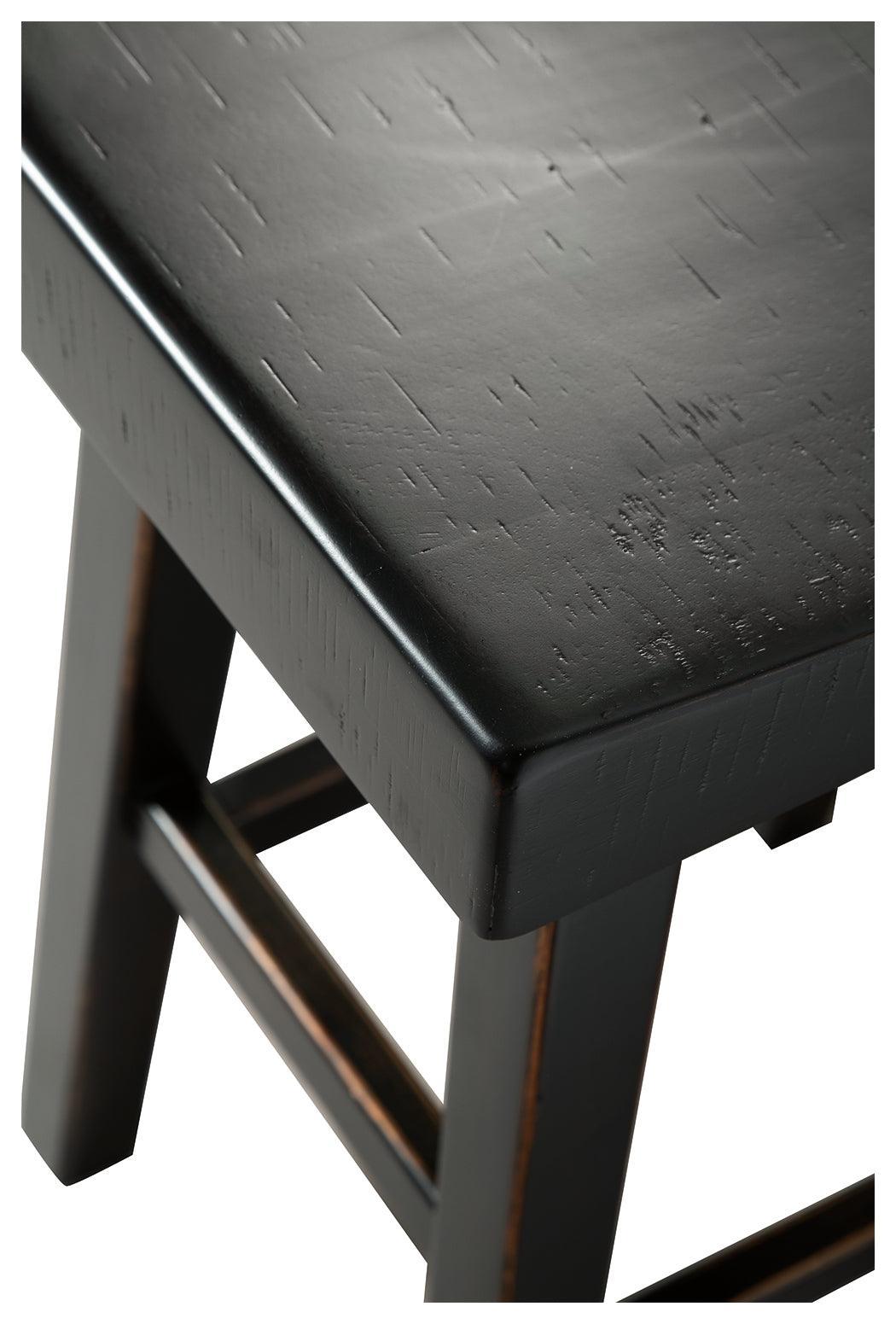 Glosco Black Counter Height Bar Stool - Ella Furniture