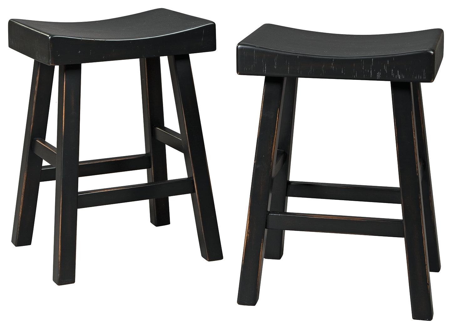 Glosco Black Counter Height Bar Stool - Ella Furniture