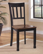 Owingsville Black/brown Dining Chair - Ella Furniture