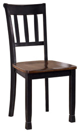 Owingsville Black/brown Dining Chair - Ella Furniture