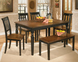 Owingsville Black/brown Dining Chair - Ella Furniture