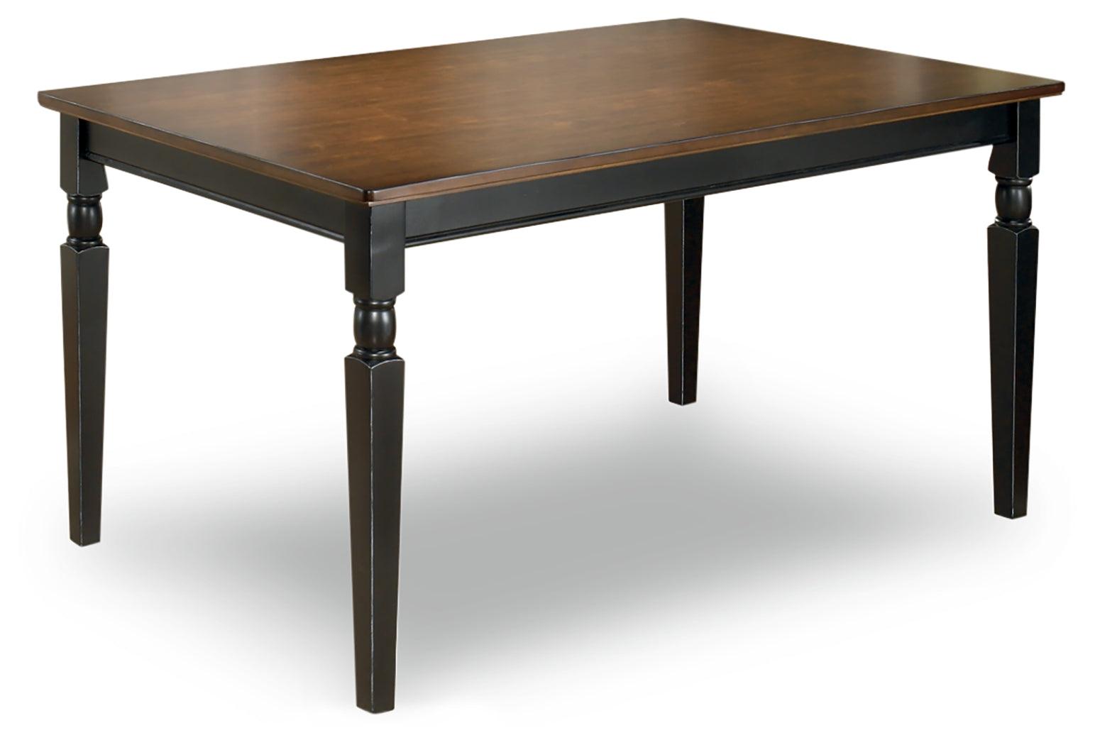 Owingsville Black/brown Dining Table - Ella Furniture