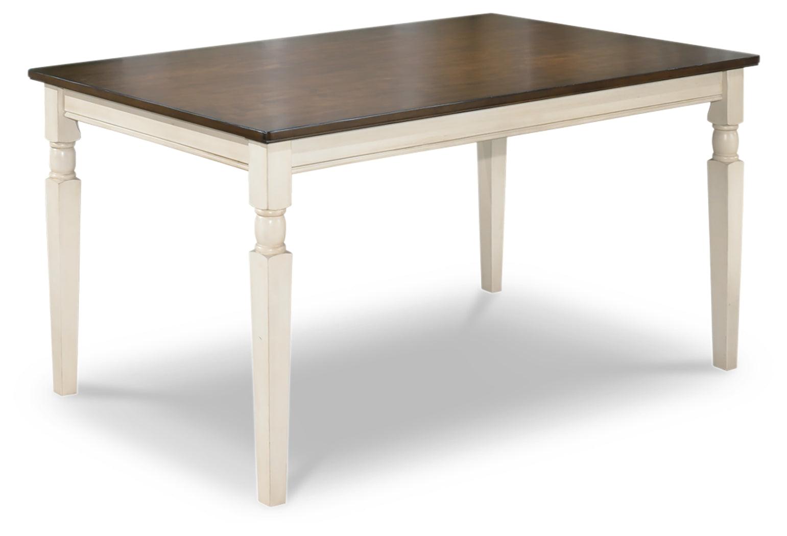 Whitesburg Brown/cottage White Dining Table - Ella Furniture