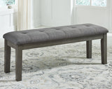 Hallanden Two-tone Gray 50" Dining Bench - Ella Furniture