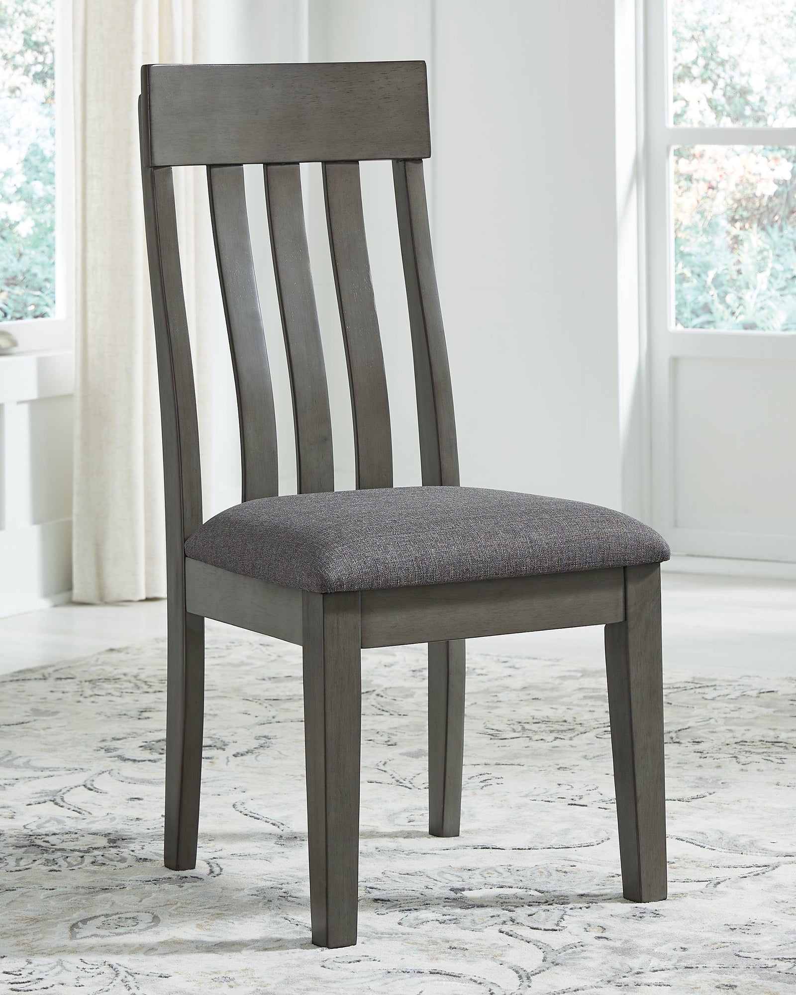 Hallanden Two-tone Gray Dining Chair - Ella Furniture