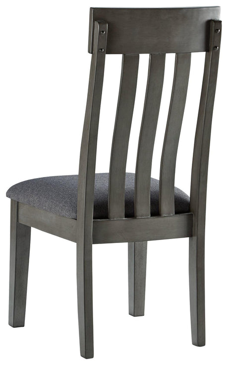 Hallanden Two-tone Gray Dining Chair - Ella Furniture