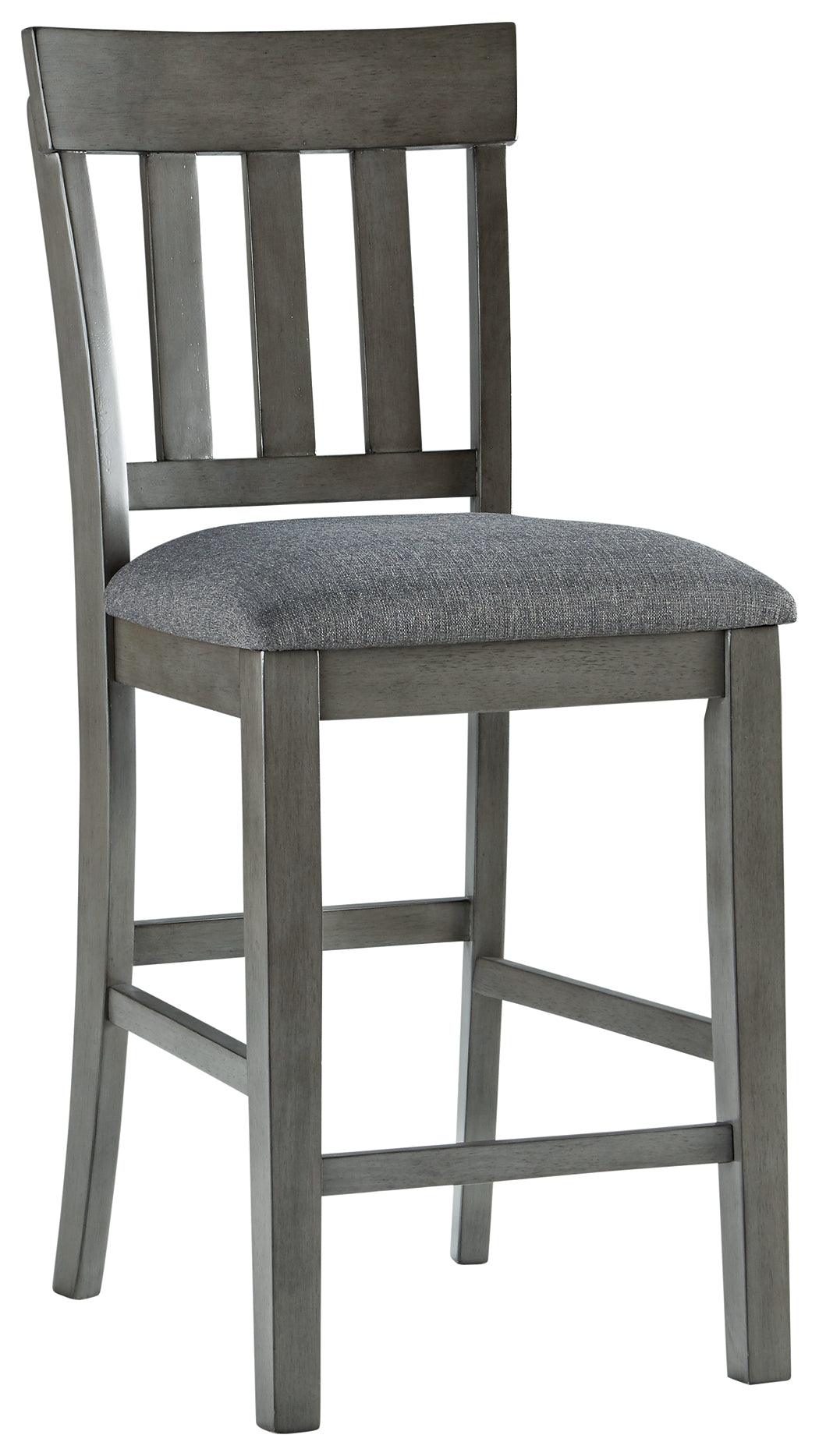 Hallanden Two-tone Gray Counter Height Bar Stool - Ella Furniture