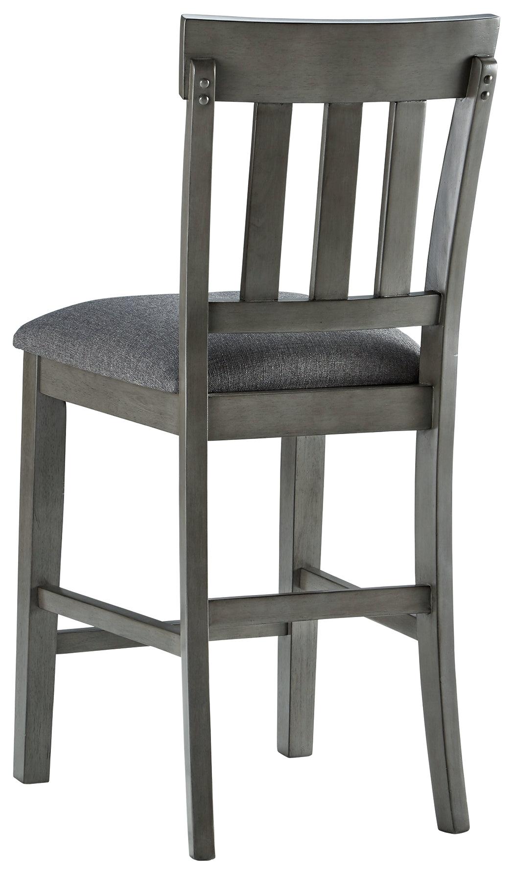 Hallanden Two-tone Gray Counter Height Bar Stool - Ella Furniture