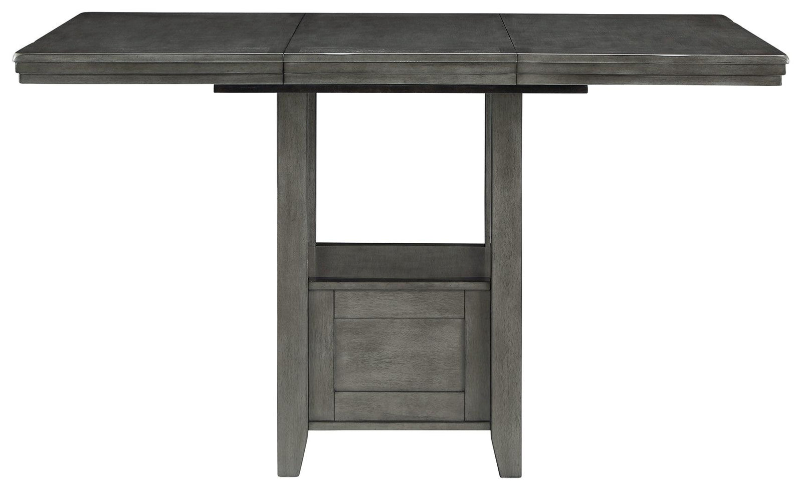 Hallanden Gray Counter Height Dining Extension Table - Ella Furniture
