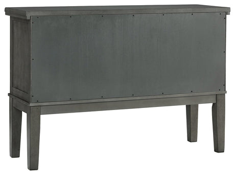 Hallanden Gray Dining Server - Ella Furniture