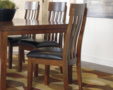 Ralene Medium Brown Dining Chair - Ella Furniture