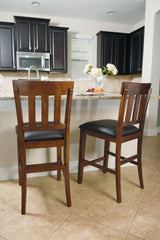 Ralene Medium Brown Counter Height Bar Stool - Ella Furniture