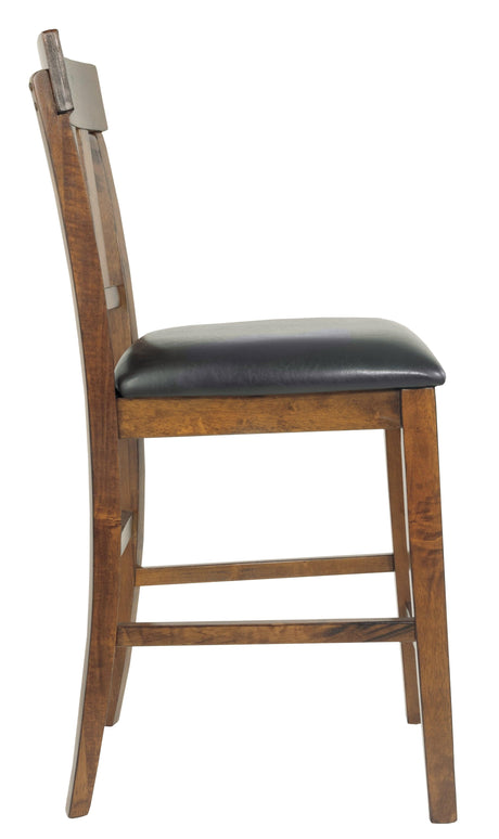 Ralene Medium Brown Counter Height Bar Stool - Ella Furniture