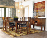 Ralene Medium Brown Dining Chair - Ella Furniture