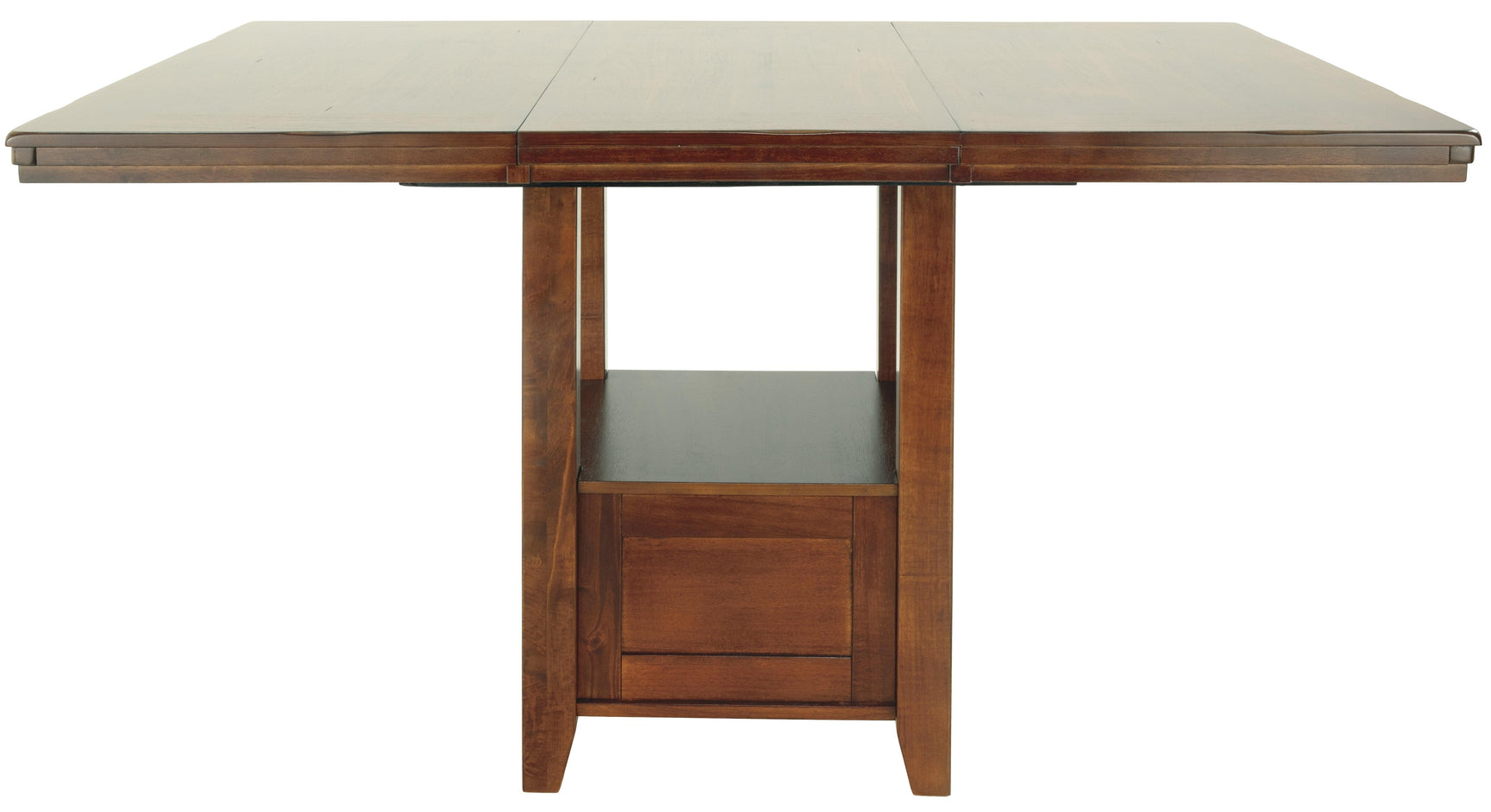 Ralene Medium Brown Counter Height Dining Extension Table - Ella Furniture