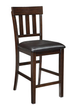 Haddigan Dark Brown Counter Height Bar Stool - Ella Furniture