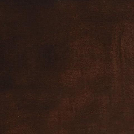 Close-up of dark brown finish swatch for Haddigan collection