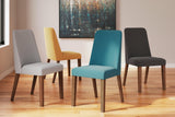 Lyncott Gray/brown Dining Chair - Ella Furniture