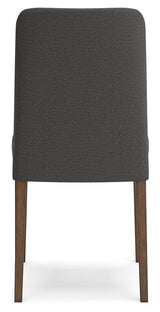 Lyncott Charcoal/brown Dining Chair - Ella Furniture