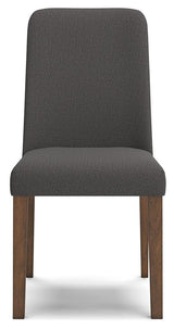 Lyncott Charcoal/brown Dining Chair - Ella Furniture