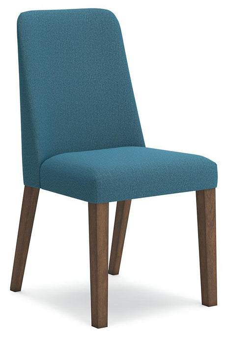 Lyncott Blue/brown Dining Chair - Ella Furniture