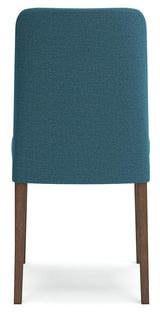Lyncott Blue/brown Dining Chair - Ella Furniture