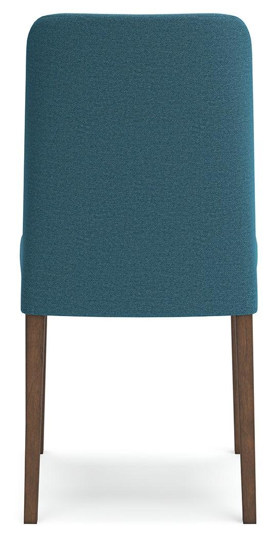 Lyncott Blue/brown Dining Chair - Ella Furniture