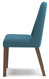 Lyncott Blue/brown Dining Chair - Ella Furniture