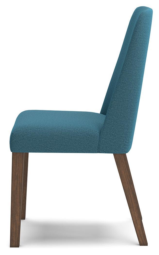 Lyncott Blue/brown Dining Chair - Ella Furniture