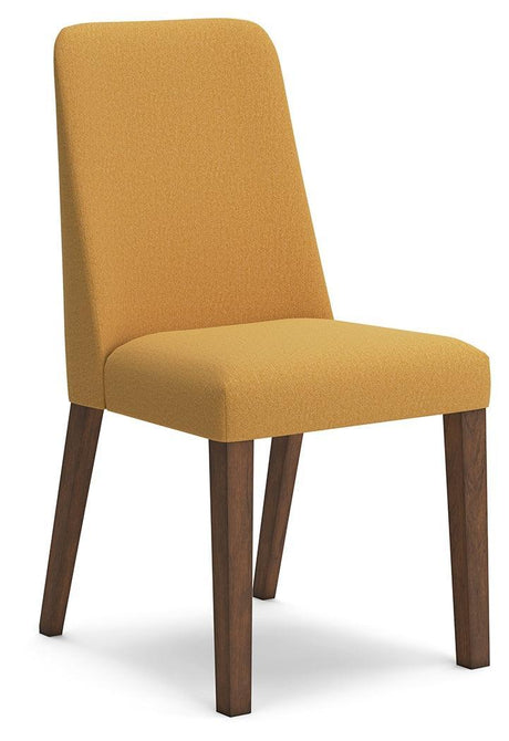 Lyncott Mustard/brown Dining Chair - Ella Furniture