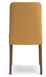 Lyncott Mustard/brown Dining Chair - Ella Furniture