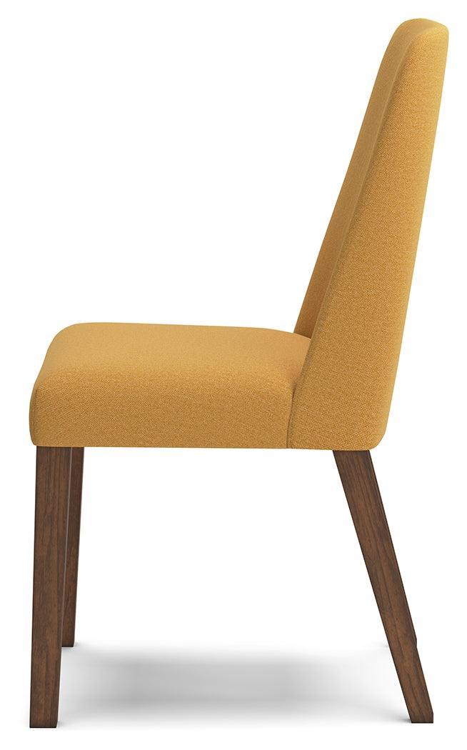 Lyncott Mustard/brown Dining Chair - Ella Furniture