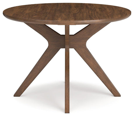 Lyncott Brown Dining Table - Ella Furniture