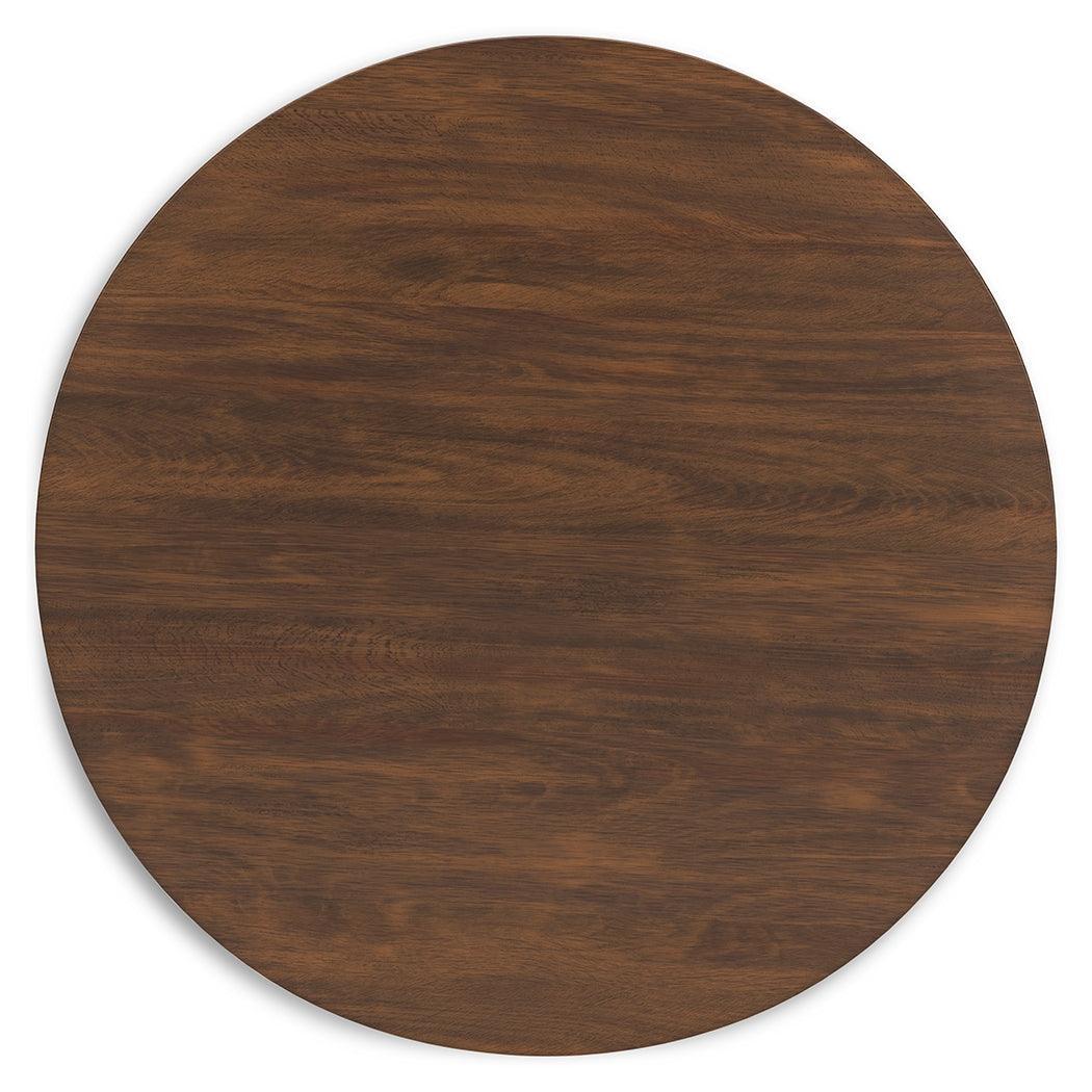Lyncott Brown Dining Table - Ella Furniture
