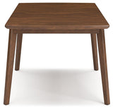 Lyncott Brown Dining Extension Table - Ella Furniture