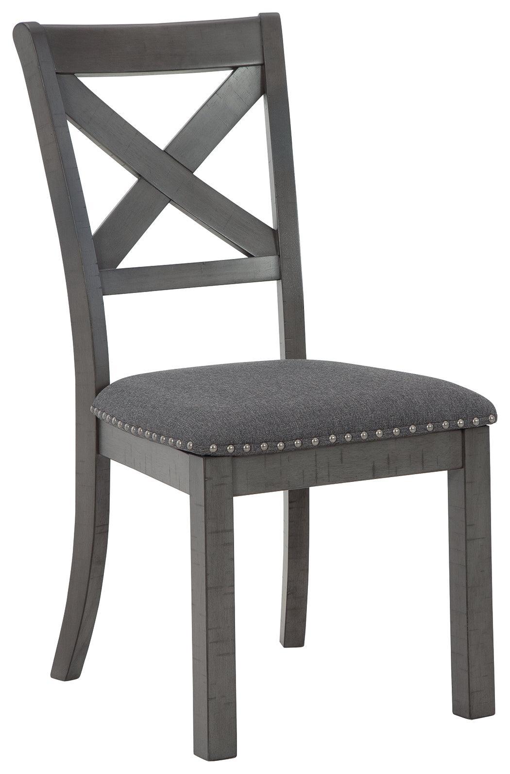 Myshanna Gray Dining Chair - Ella Furniture