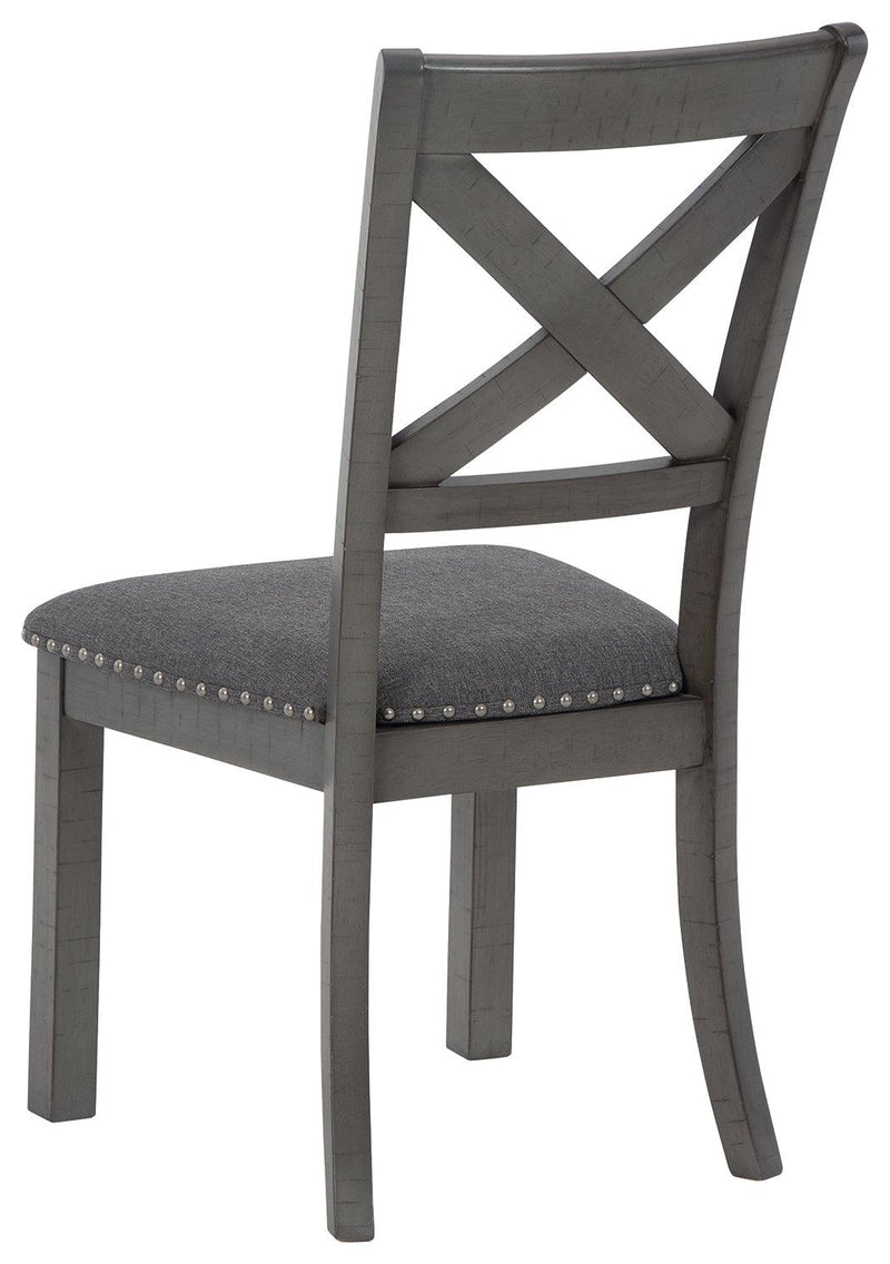 Myshanna Gray Dining Chair - Ella Furniture