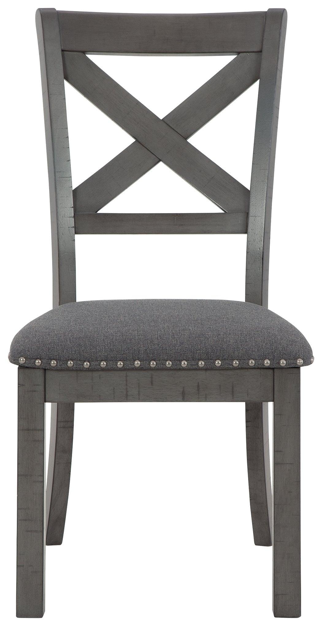 Myshanna Gray Dining Chair - Ella Furniture