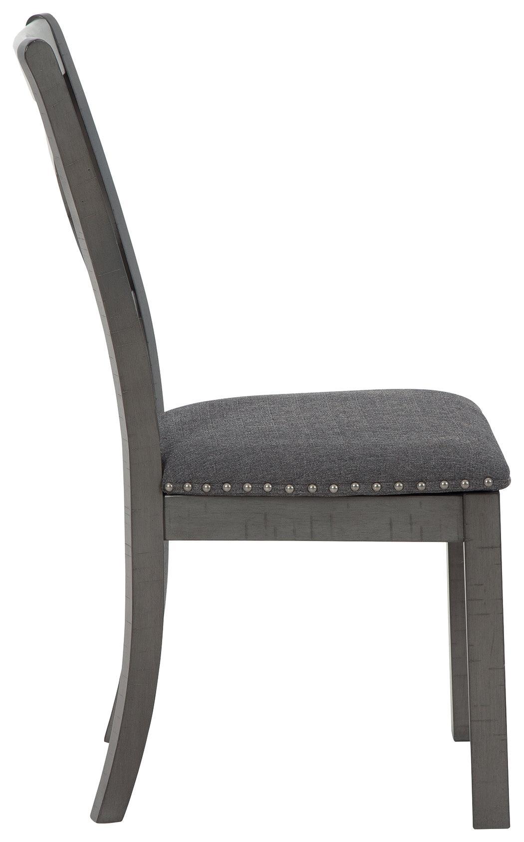 Myshanna Gray Dining Chair - Ella Furniture