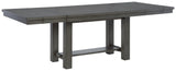 Myshanna Gray Dining Extension Table - Ella Furniture