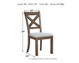 Moriville Beige Dining Chair - Ella Furniture