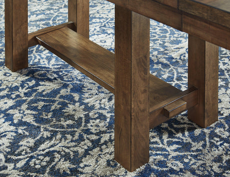 Moriville Grayish Brown Dining Extension Table - Ella Furniture