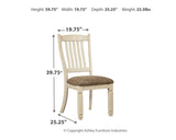 Bolanburg Two-tone Dining Chair - Ella Furniture