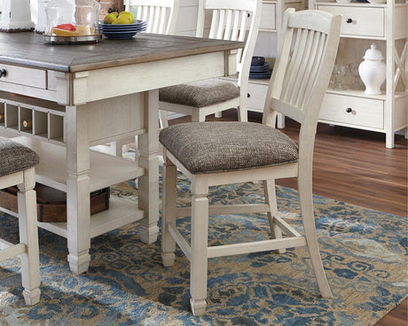 Bolanburg Two-tone Counter Height Bar Stool - Ella Furniture