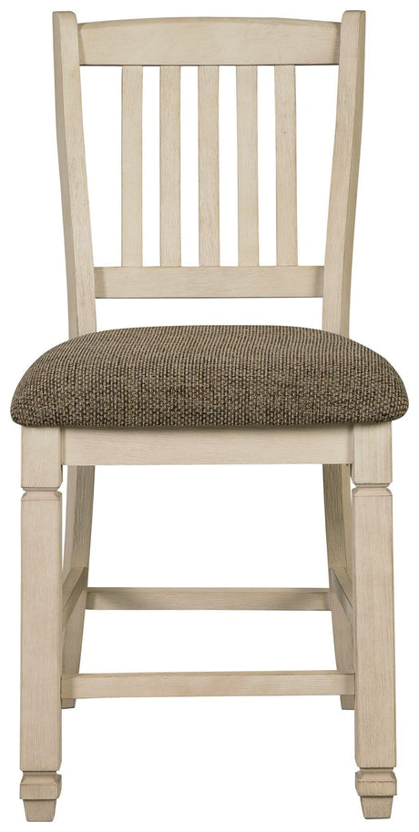 Bolanburg Two-tone Counter Height Bar Stool - Ella Furniture