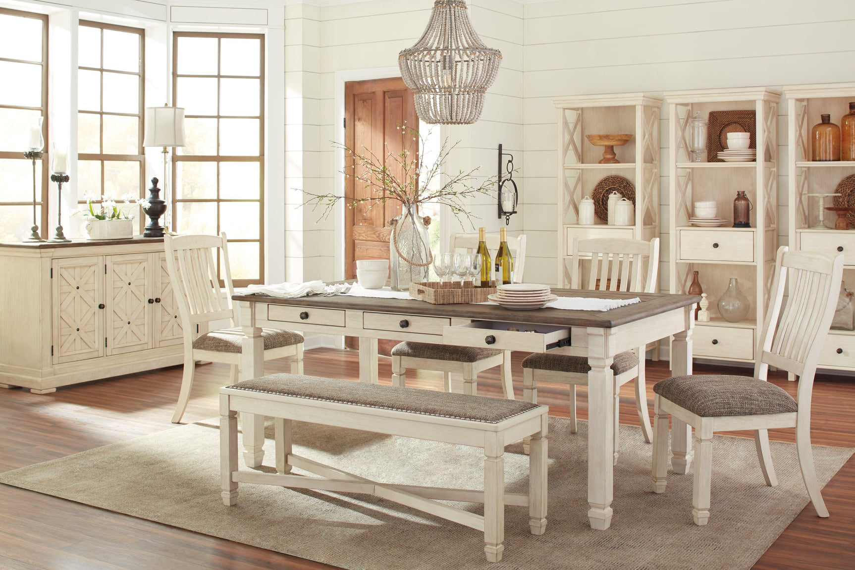 Bolanburg Two-tone Dining Chair - Ella Furniture