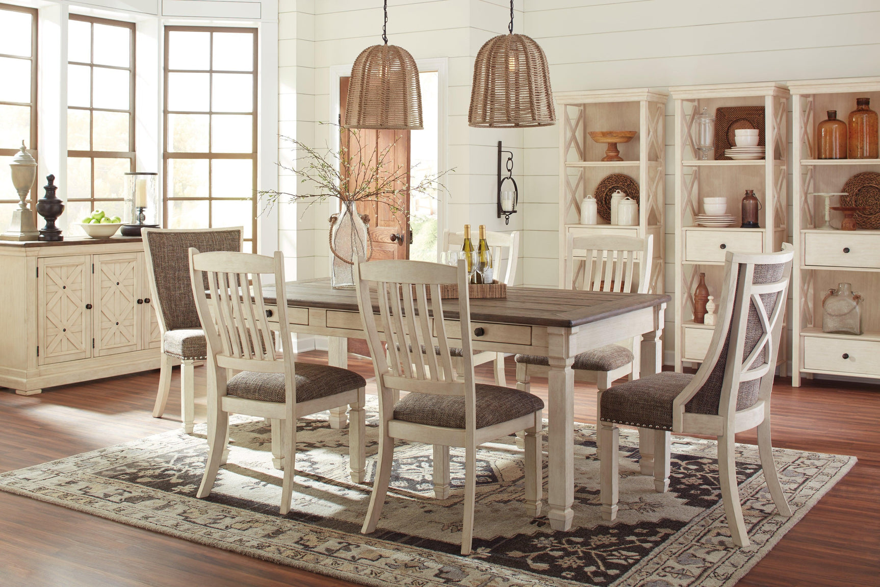 Bolanburg Two-tone Dining Chair - Ella Furniture