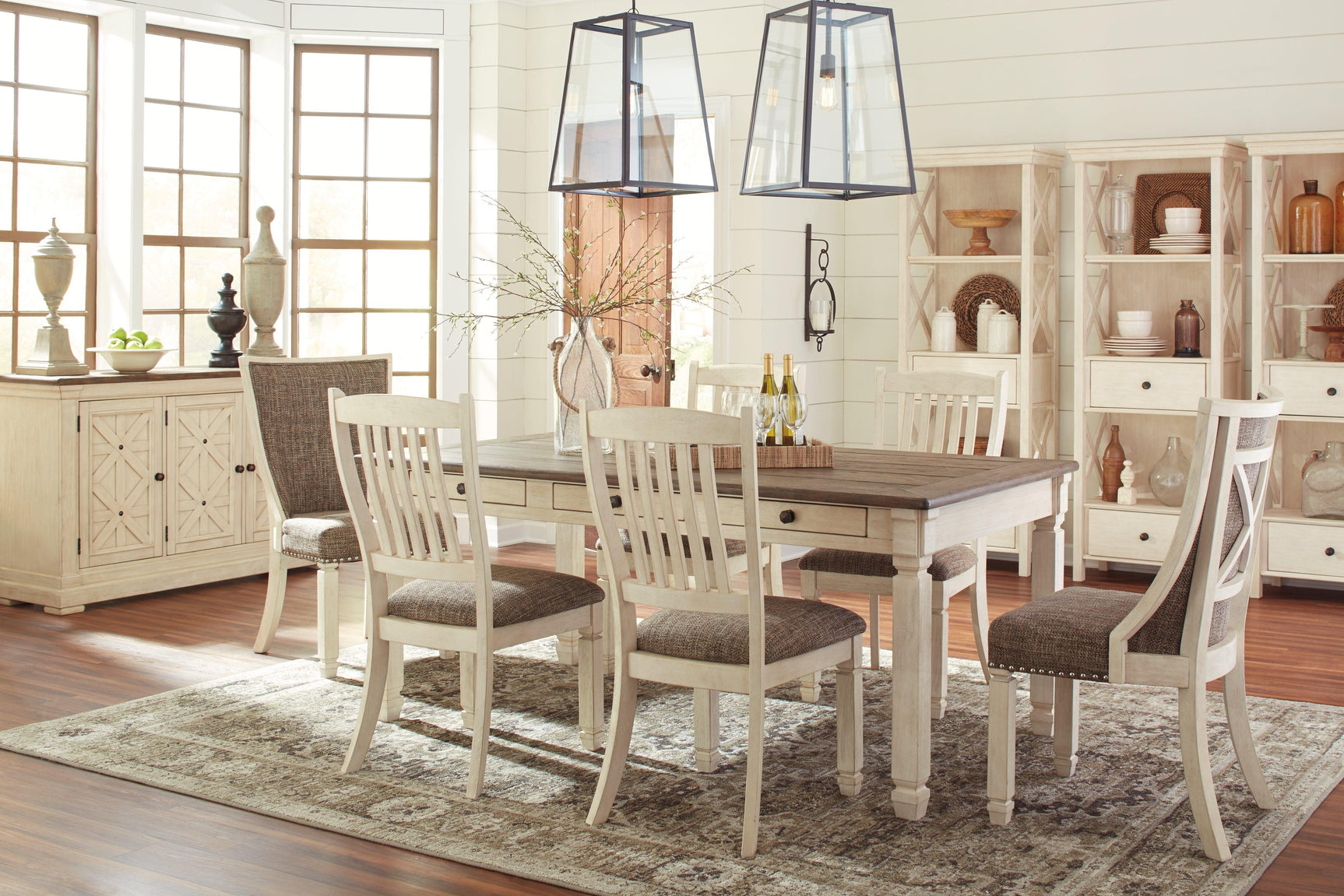 Bolanburg Two-tone Dining Chair - Ella Furniture