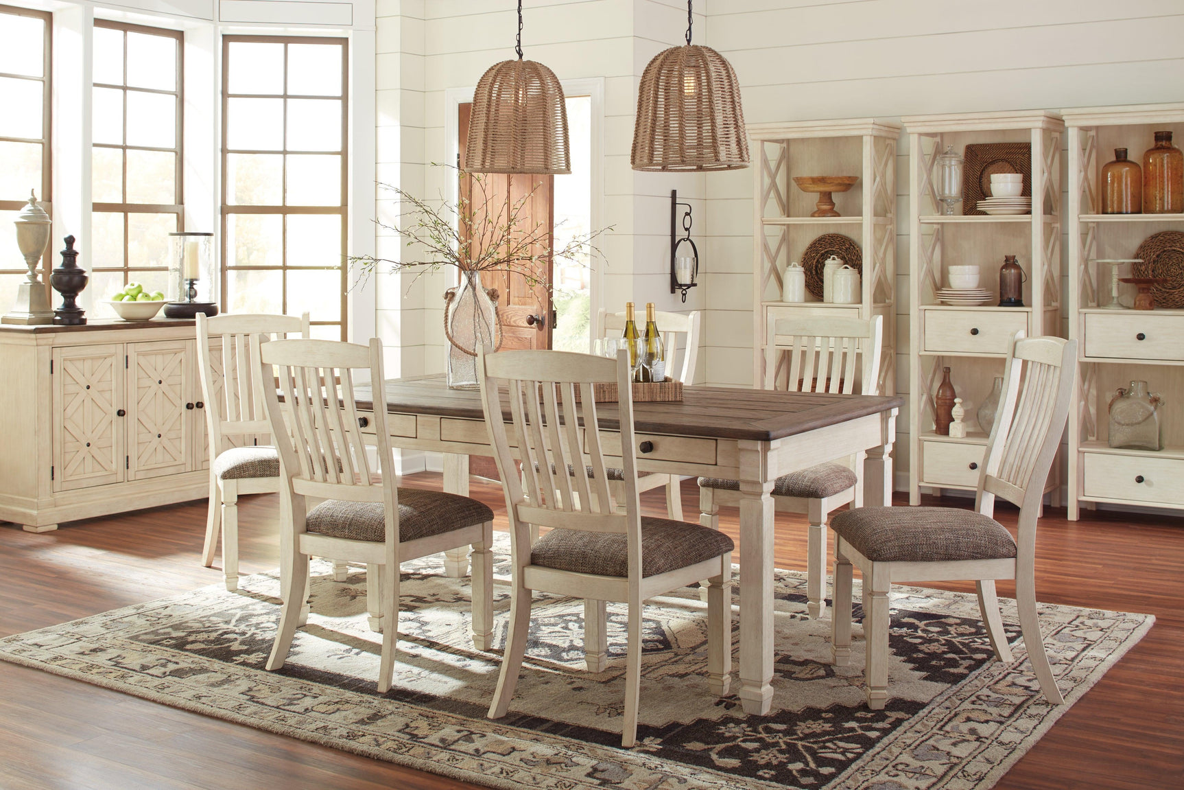 Bolanburg Two-tone Dining Chair - Ella Furniture
